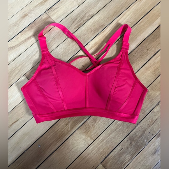 Victoria’s Secret red bra with gold writing corset like style - Picture 1 of 5